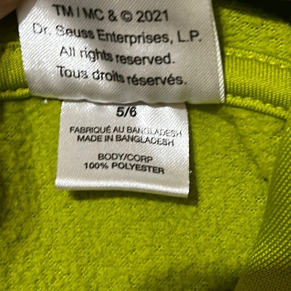 Girls Grinch Christmas Hoodie & T-shirt Bundle Size 5/6 - Picture 6 of 10